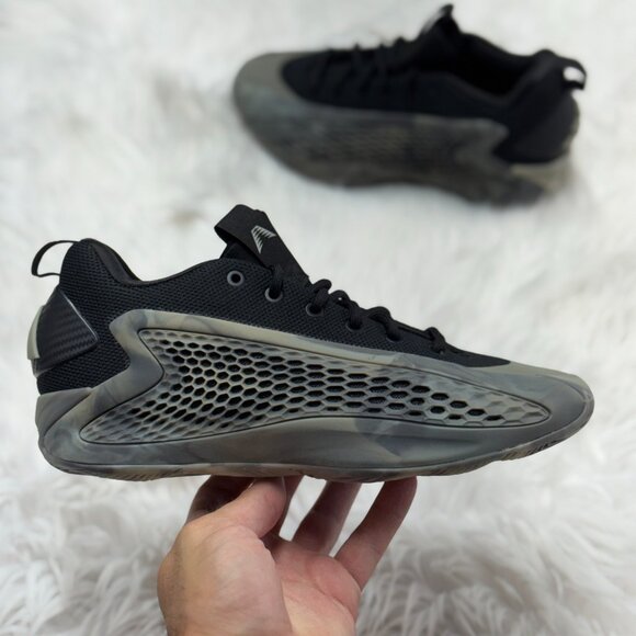 Adidas AE 1 Low Silver Pebble GS Basketball JI4074 NEW Multi Sz - Picture 1 of 4